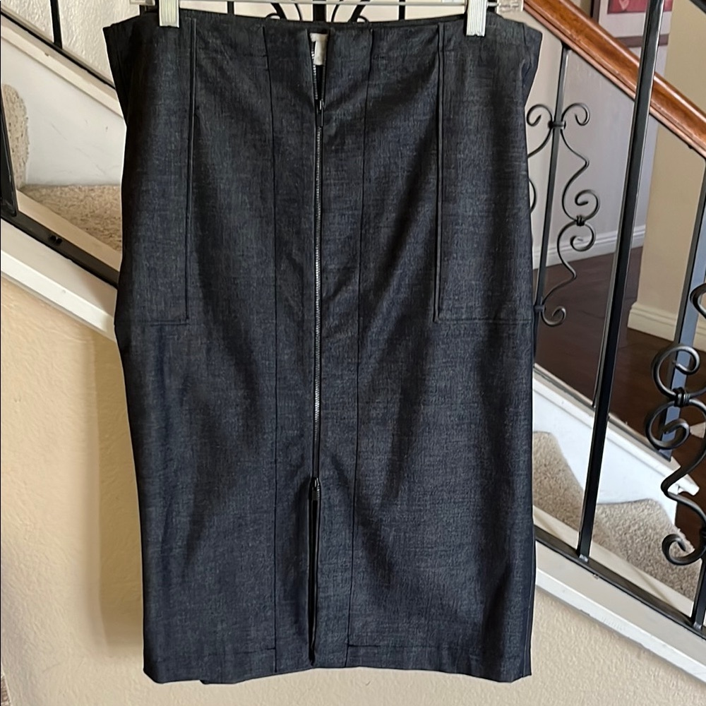 Halogen Charcoal Pencil Skirt